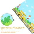 thumbnail image 5 of MERRYHAPY Multi-Colored Party Tablecloth PE Material 1 Piece Back to School Celebration, 5 of 8