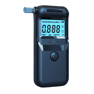 Professional-Grade Portable Breath Alcohol Tester with LCD Display,High-Accurate Personal Breathalyzer