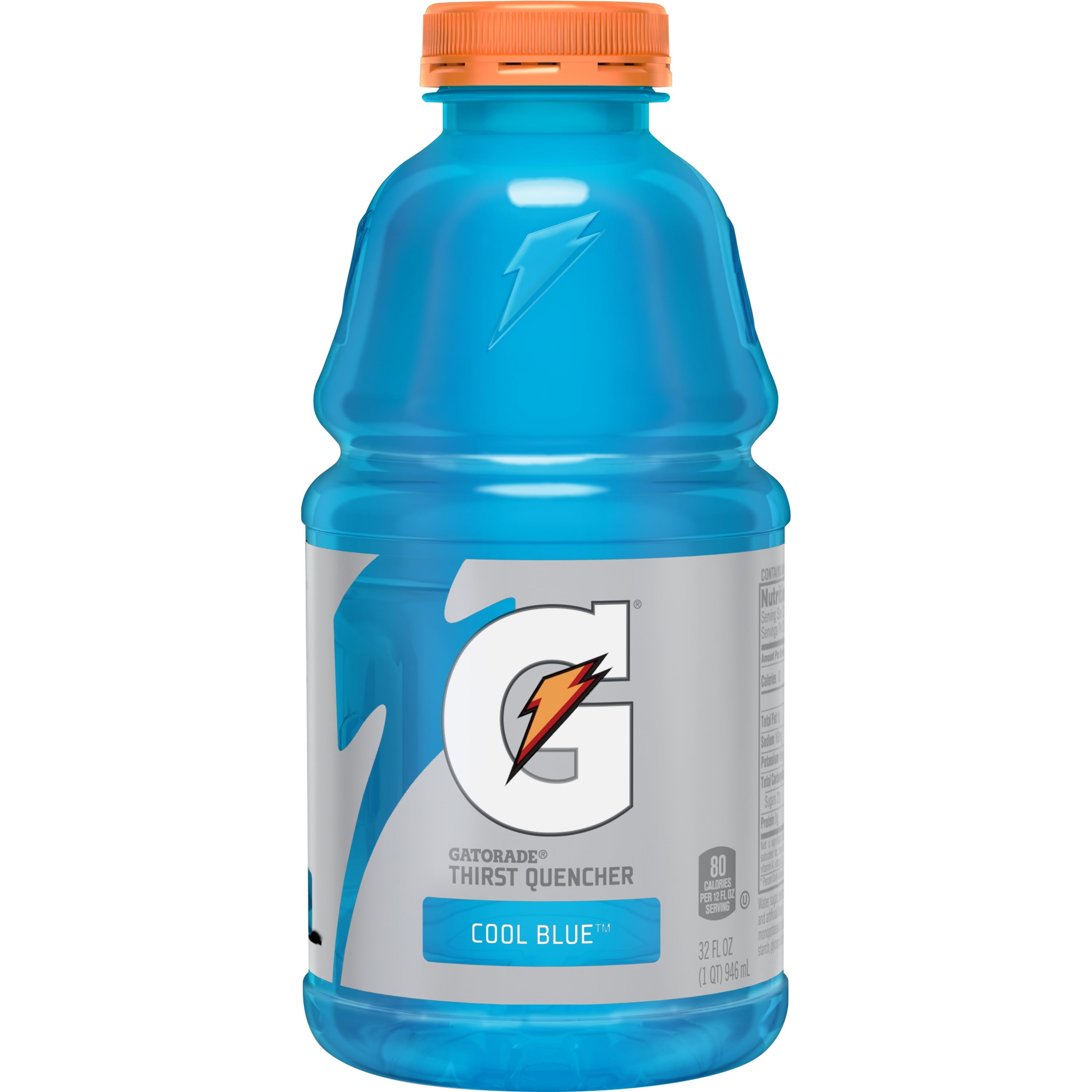 Gatorade Cool Blue Thirst Quencher Sports Drink 32 Oz Bottle Walmart 