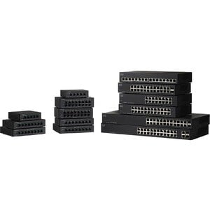 Cisco Small Business SF110-16 - switch - 16 ports - unmanaged - rack-mountable