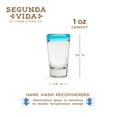 thumbnail image 4 of Segunda Vida Twine Primavera Recycled Shot Glasses, Shot Cups 1 oz Set of 4, 4 of 8