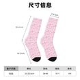 thumbnail image 3 of Lsque Ribbon Bow Printed Men's Crew Socks, Soft Durable Breathable Moisture-Wicking with Odor Control Cotton socks, 3 of 6