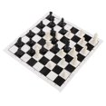 thumbnail image 2 of International Standard Chess Set, Wear Resistant Easy To Store Superb Craftsmanship Plastic International Chess With Chessboard For Outdoor Black+White, 2 of 8