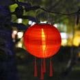 thumbnail image 2 of Linterna 12 pulgadas LED Solar impermeable al aire libre colgante Global Light Red Hugtrwg Para estrenar, 2 of 9