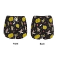 thumbnail image 3 of Salouo yellow Pumpkin Corn Print Women's 2 in 1 Running Shorts Double-Layer Shorts Athletic Workout Gym Yoga Shorts Running Shorts for Women-X-Large, 3 of 7