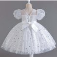 thumbnail image 4 of Vividxx Girls Dress Dress For Girls Tutu Gown With Sleeves For Birthday Party Pageant Performance And 9-10 Years, 4 of 9