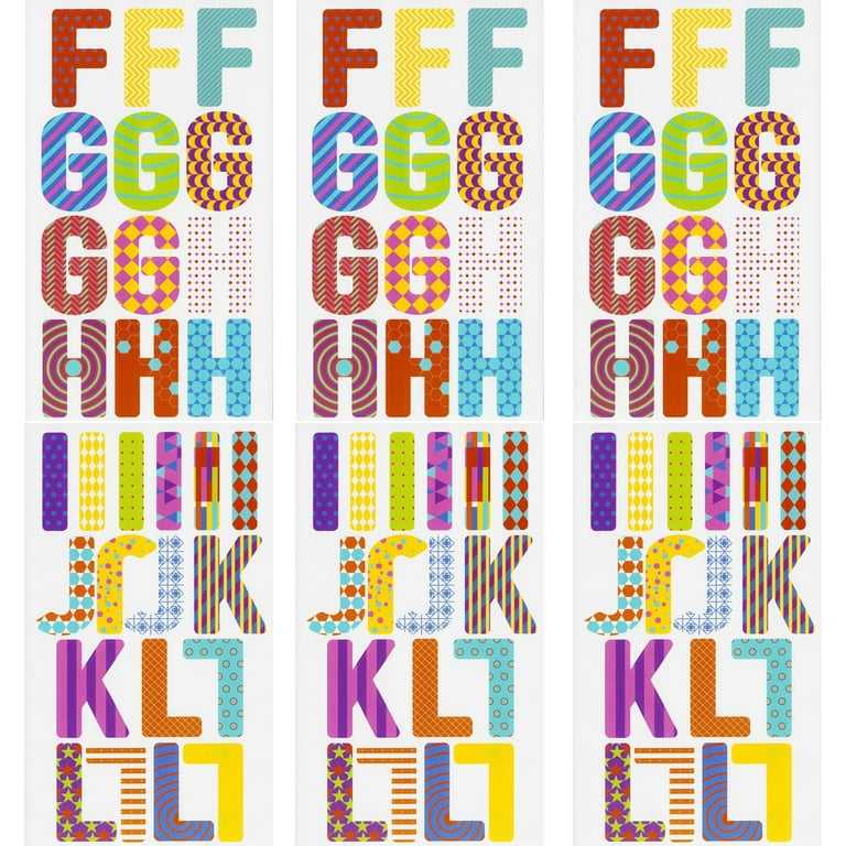 318pcs Large Letter Stickers 2 Inch Alphabet Stickers Vinyl Self Adhesive  Letter Stickers for Mailbox DIY Crafts Art Making - AliExpress