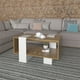 thumbnail image 4 of Mesa de Centro Estilo Moderno Mod.  PDC-26 Almendra-Blanco, 4 of 8