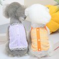 thumbnail image 4 of Cheers.US Dog Vest Breathable Casual Wear Fashion Plaid Lace Suspender Shirt Summer Pet Clothes Comfortable, Breathable, Fashion for Small Dogs, 4 of 11
