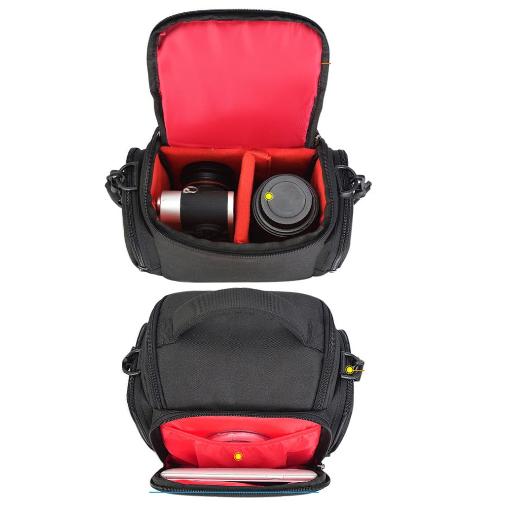 Yanhonin D11 Waterproof Nylon Camera Case Single Shoulder Crossbody Handbag Case for Canon SLR/DSLR Mirrorless Digital Cameras and Objects