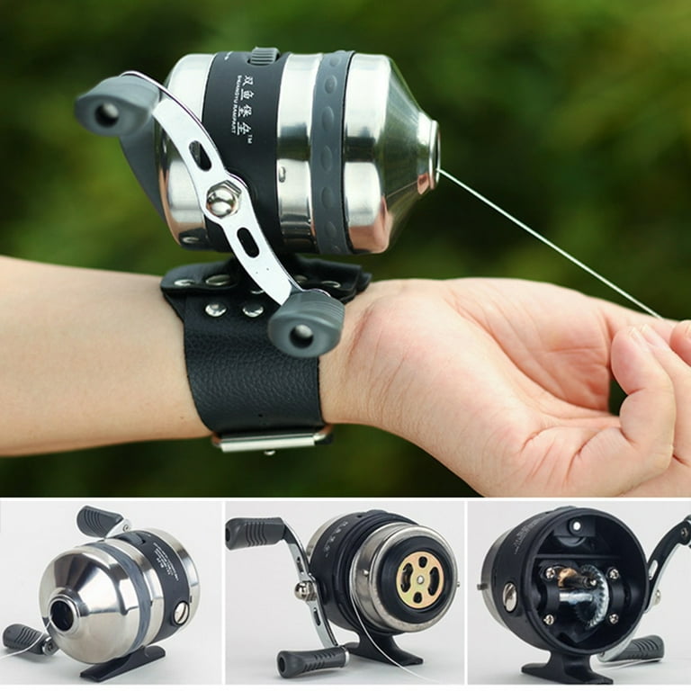 Ronshin BL25 Fishing Reels for Slingshot Stainless Steel Closed Spinning Fishing Reel Fishing Gear Accessories, Size: BL25 Nylon Thread