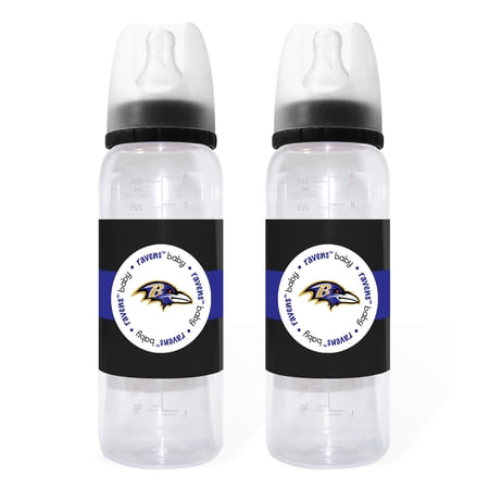 NFL Baltimore Ravens 2-Pack Baby Bottles