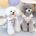 thumbnail image 4 of Plaid Princess Pet Dress Soft Texture Cute Pet Dogs Autumn Dress for Royal Style, 4 of 8