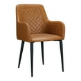 thumbnail image 2 of Moe's Home Collection Cantata Dining Chair Tawny Vegan Leather-M2, 2 of 5