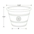 thumbnail image 2 of Att Southern Modesto 15.25" Oxblood Planter, 2 of 5