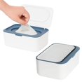 thumbnail image 2 of Dispensador de 2 toallitas, soporte para toallitas para bebés y adultos (azul) Afortunado Sencillez, 2 of 5