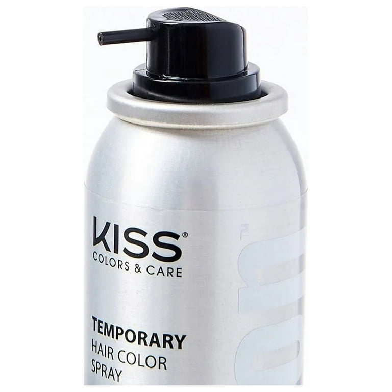 Kiss Tintation Temporary Color Spray Negro 2.8 oz (paquete de 6) :  : Belleza