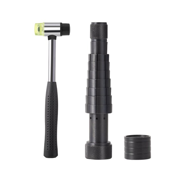 braveheart Wedding Band Enlarger Expand And Resize Rings With Ease Metal Wedding Band And Jewellery Tool Ring Stretcher Extender Black + rubber hamme 1Set