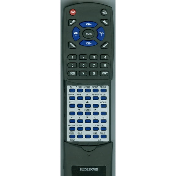 Replacement Remote for SEIKI RTSC322TI, SRC1149A, SE322FS, SC322TI, SC402TT
