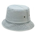 thumbnail image 3 of GZWYHT Bucket Hats,Sun Hats Floppy Beach Hats For Women Outdoor Sun Hats Fashionable Boho Hats Wide Brim Hats,Beach Hats Blue 2M, 3 of 3