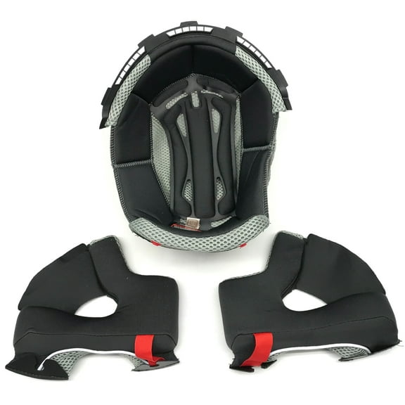 Castle CX200 Helmet Replacement Cheek Pad & Liner Set Black XS