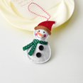 thumbnail image 4 of Christmas Ornaments Handmade, Festive Tree Decorations and Holiday Ornaments for Xmas Tree, Holiday Party Favor and Family Gathering, Hanging Decor for Mantel Display and Front Door Welcome Akmoler, 4 of 7