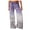 Purple, variant on Cargo Pants Women Baggy Y2K Loose Gradient Tie-Dye Printed Yoga Sport Wide Leg Pants