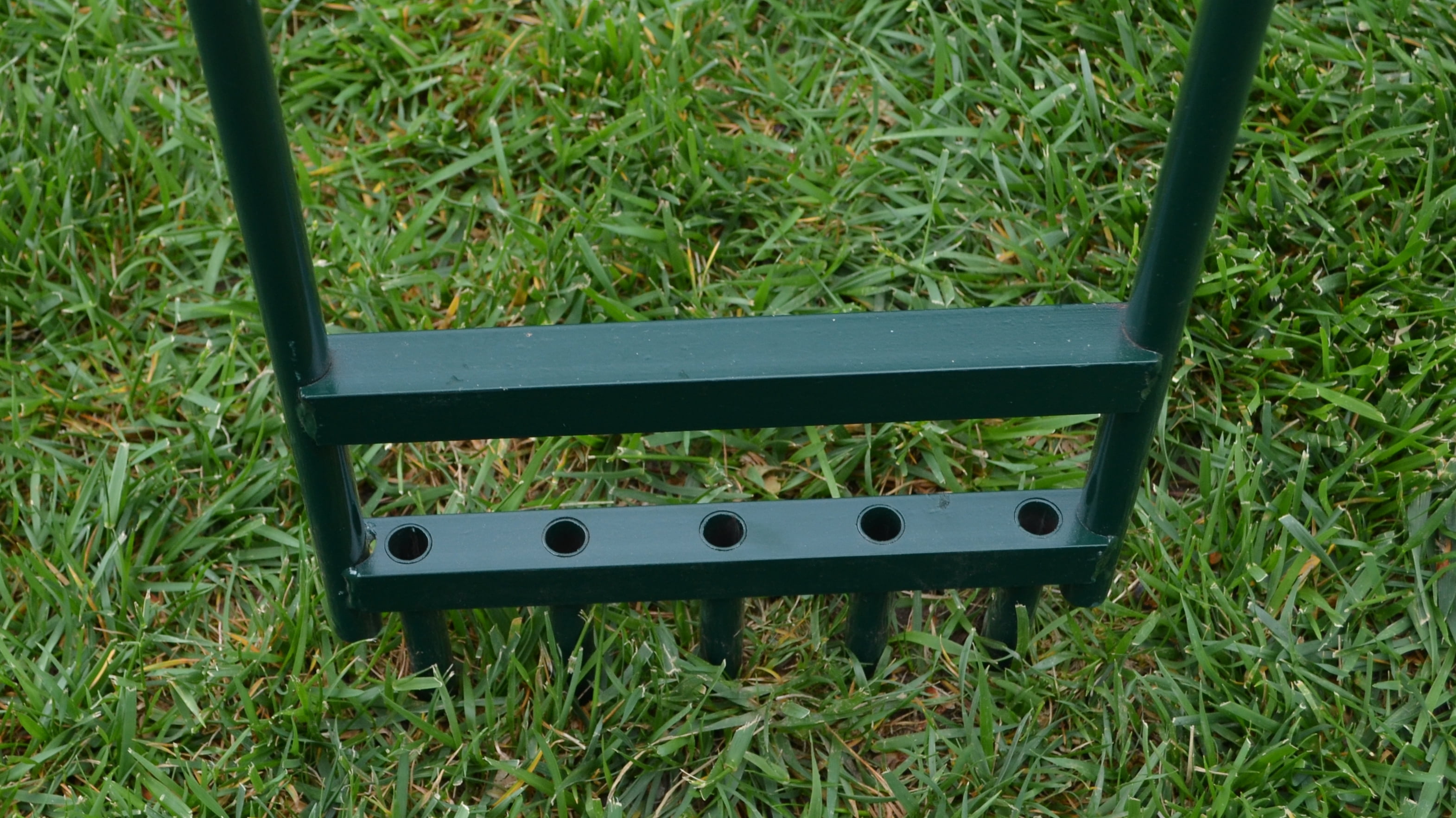 Bosmere Hollow Tine 11” Manual Lawn Aerator with Powder Coated Steel Construction