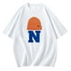 thumbnail image 1 of Camiseta Casual de Manga Corta de la Blusa de Cuello Redondo, Mangas de Mano para Hombres, 1 of 5