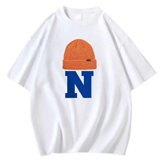 Camiseta Casual de Manga Corta de la Blusa de Cuello Redondo, Mangas de Mano para Hombres