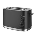 thumbnail image 2 of Fairnull 2-Slice Toaster, Black with Extra Wide Slot and 6 Shade Settings, 2 of 8