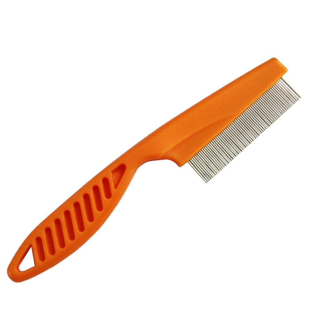 Yistu Pet Hair Grooming Comb Flea Shedding Brush Puppy Dog Stainless Comb