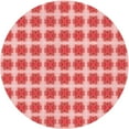 thumbnail image 1 of Ahgly Tapis Rond Lavable en Machine Intérieur Transitionnel Rose Pastel, 3 Pieds Rond, 1 of 7