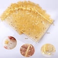 thumbnail image 2 of 100 count Moon  Organza  Candy Bags, 4x6 Inch  Organza Pouch Small  Bags with Drawstring for Christmas Party Favors Wedding Valentine's Day Eid Mubarak Party Favor Bags, 2 of 6