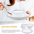 thumbnail image 2 of White Melamine Dinnerware Set with Plates Bowls and Drinking Cups, 2 of 6