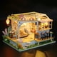 thumbnail image 2 of DIY Dollhouse Kits Miniature With Furniture Cute Cats Coffee Home Casa Dollhouse Assembled Toys For Girls Xmas Gifts heqiyong LED, 2 of 2