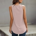 thumbnail image 3 of Womens Sleeveless Ribbed Tank Tops Button up V Neck Plain Loose Fit Blouses Summer Casual Comfy T Shirts Tank Vest, 3 of 7