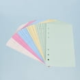 thumbnail image 4 of Miangastore 2Pcs A6 5 Colors Blank Pattern 50 Pages Chromatic Loose-leaf Paper Simplicity Notebook Replacement Paper, 4 of 8