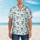 thumbnail image 2 of Balery Bears and Tropical Leaves Camisas hawaianas de manga corta para hombre, camisas playeras de corte holgado, camisas de vacaciones con botones,XX-Large, 2 of 7