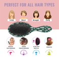 thumbnail image 7 of Green Christmas Tree Pattern Hair Brush,Girls Detangling Hair Brush,Glide Through Tangles with Ease for Wet & Dry Hair,8.8"X2.8", 7 of 7