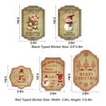 thumbnail image 4 of Deago 24 Pcs Christmas Wine Bottle Label Stickers Santa Snowman Christmas Party Wine Bottle Decorations Xmas Wine Bottle Cover for Christmas Party Supplies Decor, 4 of 9