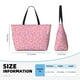 thumbnail image 4 of Fotbe Pink Donut Bolsa de Viaje para Playa - Resistente al Agua, Bolsa Tote de Gran Capacidad y Ligera con 7 Bolsillos para Mujeres y Hombres, 4 of 7
