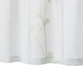 thumbnail image 5 of DSstyles White Sheer Valance Curtain, Floral Embroidered Kitchen Window Treatment Voile Window Valances Rod Pocket, Semi Sheer Bathroom Curtain Windows, 52" Wx15 L, 5 of 9