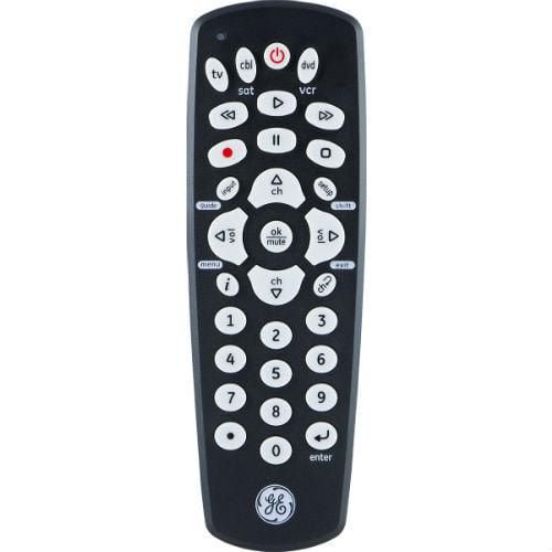 GE 3-Device Universal Remote Control, Black, 42607