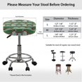 thumbnail image 6 of Chririnla Christmas Snowman Pattern Round Bar Stool Slipcovers, Waterproof Round Stool Covers Soft Polyester Vanity Seat Cushion Cover for Kitchen, 6 of 6