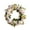 White, variant on Heqing Boutique 2026 New Spring Leaf Wreath Plastic Artificial Plant Home Decoration Wreath Front Door