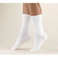 thumbnail image 4 of 9 Pairs For Mens White Solid Sports Athletic Crew Casual Cotton Socks Size 10-13, 4 of 9