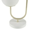 thumbnail image 2 of 510 Design Modern Metal 2-Light Globe Table Lamp, Gold/White, 2 of 5