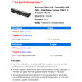 thumbnail image 2 of Accessory Drive Belt - Compatible with 2004 - 2006 Dodge Sprinter 2500 2.7L 5-Cylinder Diesel 2005, 2 of 2