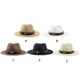 thumbnail image 3 of Minnieouse Sombrero de vaquero de paja ligero y transpirable para protección solar al aire libre, sombreros de vaquero negros para mujer Sombreros Caqui M(56-58cm), 3 of 6